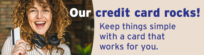 Our credit card rocks!