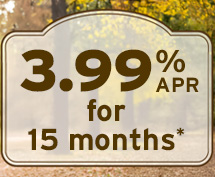 3.99% APR for 9 months