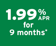3.99% APR for 9 months