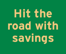 Hit the Road with Savings